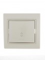 Переключатель проходной 1-кл. СП Mira 10А IP20 со вставкой крем. LEZARD 701-0303-105 701-0303-105