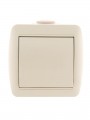 Выключатель 1-кл. ОП Nata 10А IP20 крем. LEZARD 710-0300-100 710-0300-100