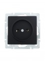 Розетка 1-м СП Vesna без заземл. ПБТ механизм черн. бархат LEZARD 742-4288-121B 742-4288-121B