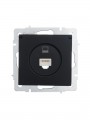 Розетка компьютерная 1-м СП Vesna механизм черн. бархат LEZARD 742-4288-139 742-4288-139