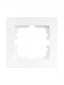 Рамка 1-местн. горизонт. VESNA бел. (20шт/240шт) LEZARD 742-0200-146 742-0200-146