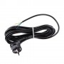 Шнур сетевой с вилкой 1.5м с заземл. ПВС 3х0.75 черн. UX-3x0.75-1.5m-B ЭРА Б0048689 Б0048689