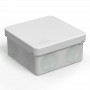 Коробка распределительная ОП для прямого монтажа двухкомпонентная безгалогенная (HF) 80х80х40 Промрукав 60-0210 60-0210