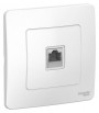 Розетка компьютерная 1-м СП Blanca RJ45 кат.5E бел. SE BLNIS045001 BLNIS045001