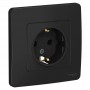 Розетка 1-м СП Blanca 16А IP20 250В с заземл. без защ. шторок антрацит SE BLNRS001016 BLNRS001016