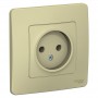 Розетка 1-м СП Blanca 16А IP20 250В без заземл. без защ. шторок беж. SE BLNRS000017 BLNRS000017