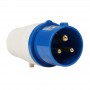 Вилка кабельная 023 32А 220AC 2P+PE 6ч IP44 КЭАЗ 222736 222736