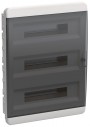 Корпус пластиковый ЩРВ-П-54 IP41 черн. прозр. дверь TEKFOR IEK TF5-KP12-V-54-41-K01-K03 TF5-KP12-V-54-41-K01-K03