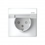 Розетка ArtGallery 16А IP44 с заземл. защ. шторки с крышкой механизм бел. SE GAL440146 GAL440146