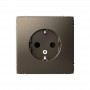 Розетка ArtGallery 16А с заземл. защ. шторки механизм мокко SE GAL000645 GAL000645
