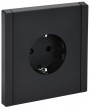 Розетка СП FORTE&PIANO FP115 16А с заземл. защ. шторки винт. крепл. черн. IEK FP-R14-16-K02 FP-R14-16-K02