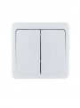 Выключатель 2-кл. 1п ОП Viola 10А IP20 бел. LEZARD 751-0200-101 751-0200-101