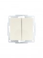 Выключатель 2-кл. СП Vesna механизм крем. LEZARD 742-0388-101 742-0388-101