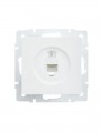 Розетка телефонная СП Vesna евро стандарт механизм бел. LEZARD 742-0288-137 742-0288-137