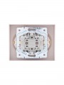 Розетка 2-м СП VESNA с заземл. со шторками ПБТ кремов. LEZARD 742-0300-178B 742-0300-178B