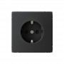 Розетка ArtGallery 16А с заземл. со шторками быстрозажим. клем. механизм карбон SE GAL001045S GAL001045S