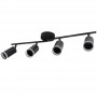 Светильник PCL-0204 4xGU10 IP20 230В BL настен./потолочн. декор. под лампу JazzWay 5066502 5066502