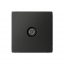 Розетка телевизионная оконечная TV ArtGallery 1дБ механизм базальт SE GAL001491 GAL001491
