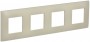 Рамка 4-м SKANDY SK-F01B беж. IEK SK-M42-K10 SK-M42-K10