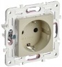 Розетка SKANDY 16А с заземл. защ. шторки SK-R04B беж. IEK SK-R14-16-K10 SK-R14-16-K10