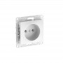 Розетка Glossa 16А без заземл. быстрозажим. клем. механизм бел. SE GSL000141S GSL000141S