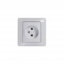 Розетка 1-м СП Glossa 16А IP20 без заземл. механизм бел. SE GSL000141 GSL000141