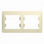 Рамка 2-м Glossa горизонт. беж. SE GSL000202 GSL000202