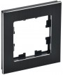 Рамка 1-м BRITE РУ-1-1-БрЧ металл черн. IEK BR-M12-M-K02 BR-M12-M-K02