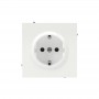 Розетка силовая KANT 2P+E без шторки бел. магнолия DKC 7000033 7000033