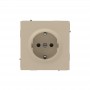 Розетка силовая KANT 2P+E защ. шторки ванильн. марципан DKC 7015003 7015003