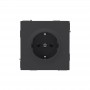 Розетка силовая KANT 2P+E защ. шторки черн. уголь DKC 7012003 7012003