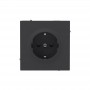 Розетка силовая KANT 2P+E без шторки черн. уголь DKC 7012033 7012033