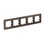 Рамка 5-м Atlas Design универс. мокко SchE ATN000605 ATN000605