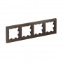 Рамка 4-м Atlas Design универс. мокко SchE ATN000604 ATN000604
