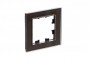 Рамка 1-м Atlas Design NATURE стекло мокко SchE ATN320601 ATN320601