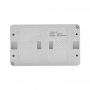 Блок ОП AtlasDesign Profi54 (розетка 16А 250В с заземл. защ. шторки + 1-кл. выкл. 10А) IP54 бел. SE ATN540170 ATN540170