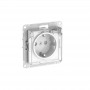 Розетка AtlasDesign Aqua 16А IP44 с заземл. защ. шторки с прозр. крышкой быстрозажим. клем. механизм бел. SE ATN440146S ATN440146S