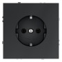 Розетка 1-м СП S70 16А с заземл. механизм графит Voltum VLS040107 VLS040107