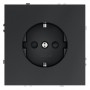 Розетка 1-м СП S70 16А с заземл. защ. шторки механизм графит Voltum VLS040207 VLS040207