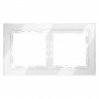 Рамка 2-м S70 стеклян. бел. Voltum VLS110201 VLS110201