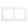 Рамка 2-м S70 стеклян. бел. матов. Voltum VLS110202 VLS110202