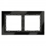 Рамка 2-м S70 стеклян. черн. Voltum VLS110208 VLS110208
