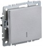 Выключатель 1-кл. СП BRITE ВС10-1-1-БрА 10А с инд. алюм. IEK BR-V10-1-10-K47 BR-V10-1-10-K47