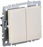 Выключатель проходной 2-кл. СП BRITE ВС10-2-6-БрКр 10А беж. IEK BR-V22-0-10-K10 BR-V22-0-10-K10