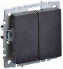 Выключатель проходной 2-кл. СП BRITE ВС10-2-6-БрЧ 10А черн. IEK BR-V22-0-10-K02 BR-V22-0-10-K02