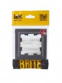 Рамка 1-м BRITE РУ-1-БрС сталь IEK BR-M12-K46 BR-M12-K46
