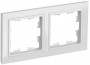 Рамка 2-м BRITE РУ-2-БрБ бел. IEK BR-M22-K01 BR-M22-K01