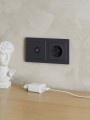 Рамка 2-м BRITE РУ-2-БрГ графит IEK BR-M22-K53 BR-M22-K53