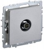 Розетка телевизионная оконечная TV СП Brite РТВ11-0-БрА алюм. IEK BR-A10-O-K47 BR-A10-O-K47