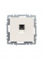 Розетка компьютерная СП RJ45 кат.5E BRITE РК10-БрЖ жемчуж. IEK BR-K10-1-K36 BR-K10-1-K36